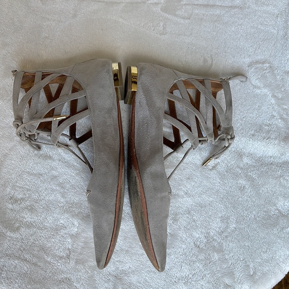 Aquazzura Suede Belgravia Flats View 5